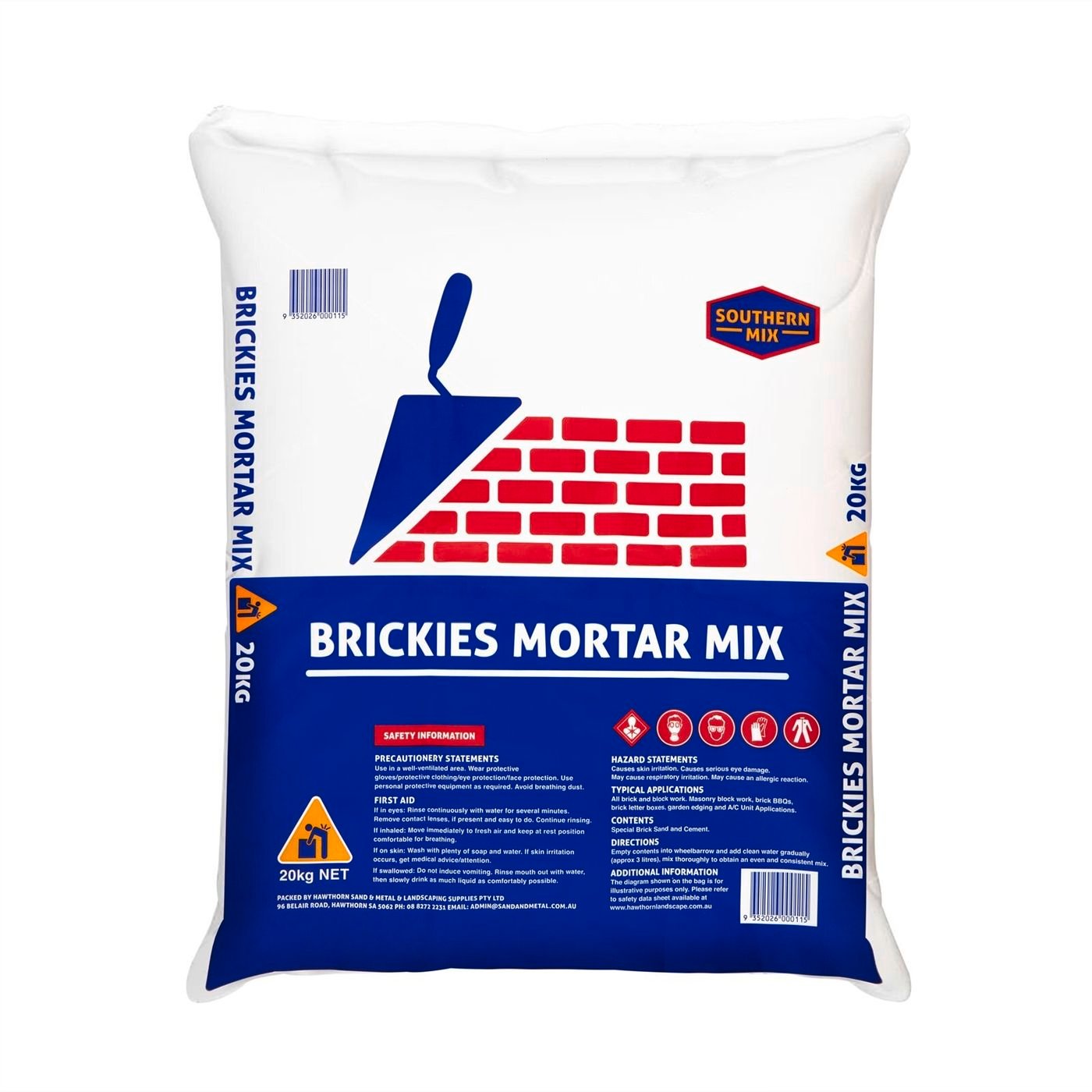 Brickies Mortar Mix 20kg bag