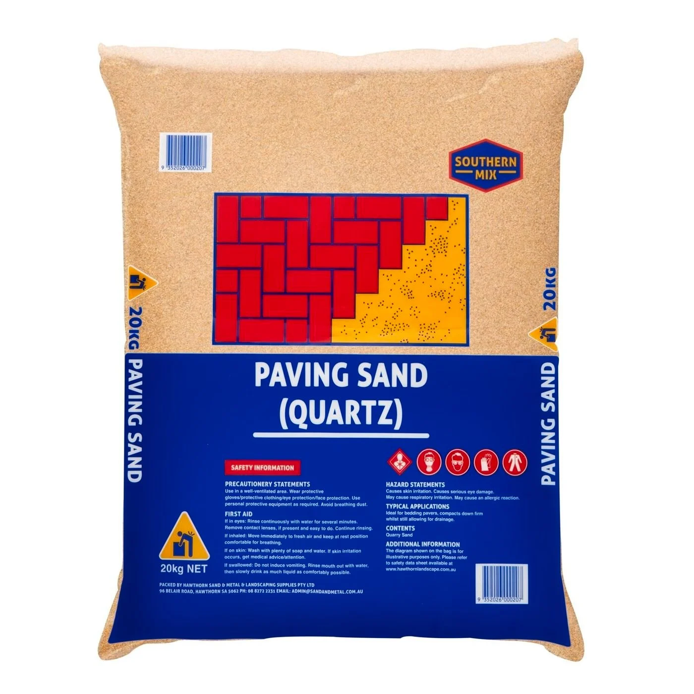 Paving Quartz Sand 20kg bag